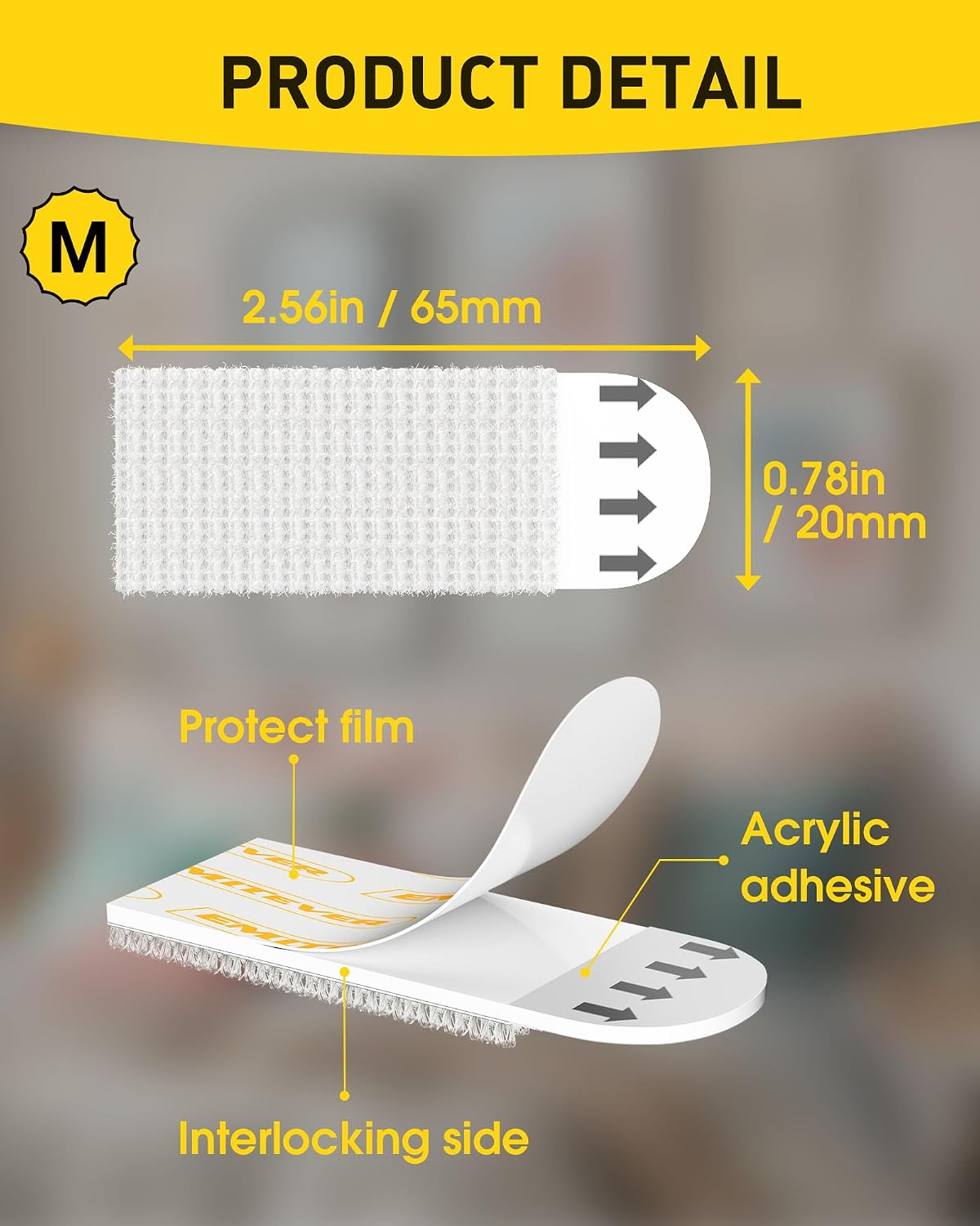 Detalle 2 de Emitever Picture Hanging Strips M 5.4 kg