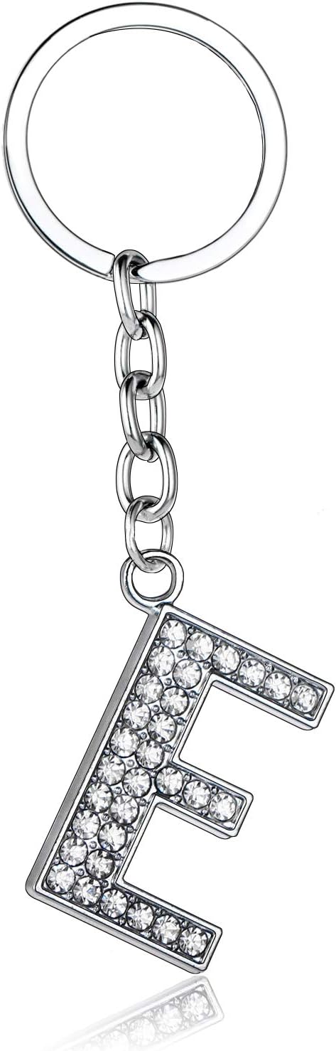 Thumbnail 6 de BESPMOSP A-Z Letter Keychain – Best Friend Gift with Rhinestone Letter