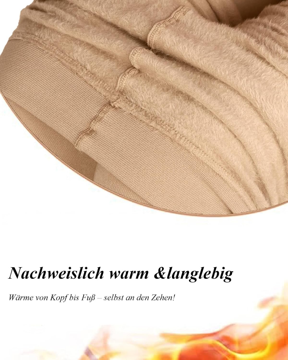 Detalle 2 de CozyWow Medias térmicas mujer S‑M 40‑65 kg