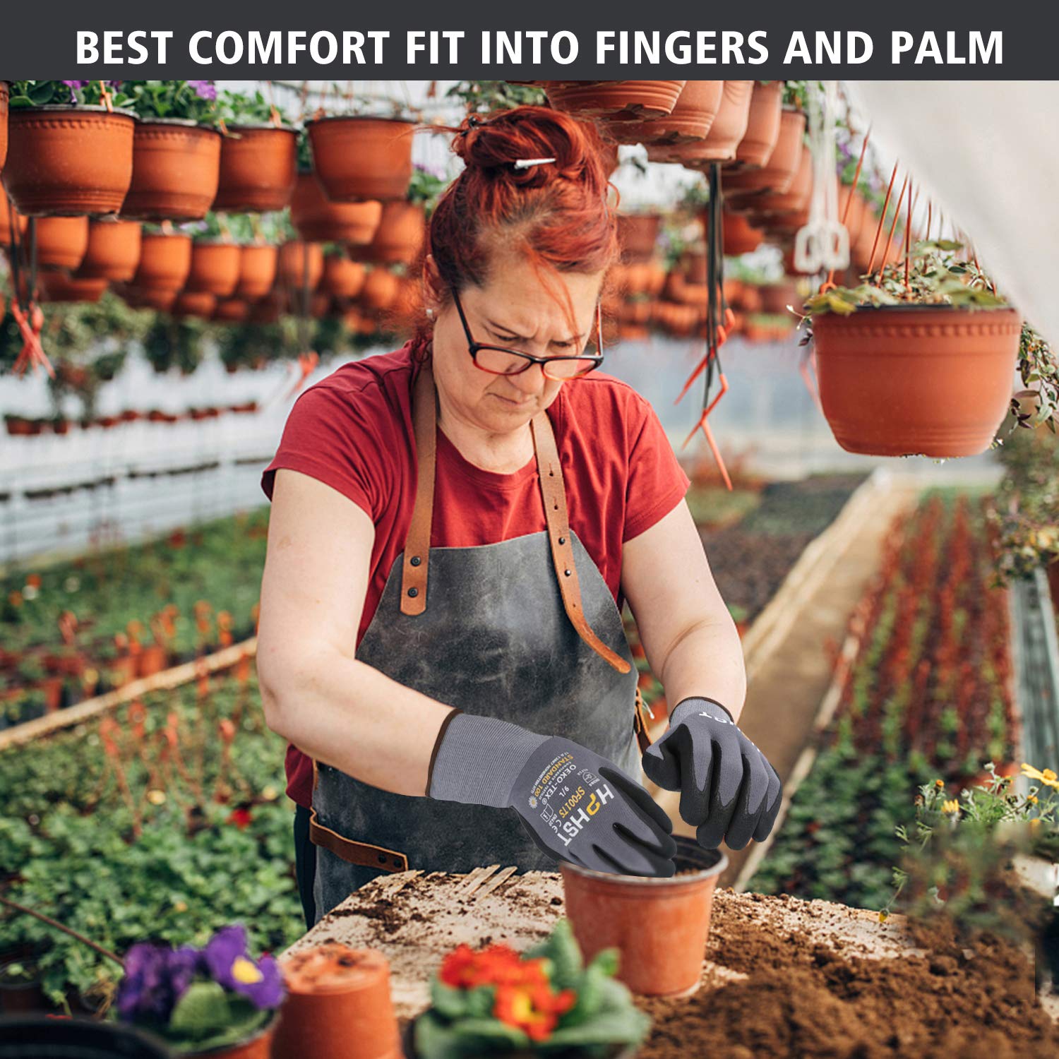 Thumbnail 4 de HPHST Arbeitshandschuhe SF001TS (3 Paar) – Montagehandschuhe mit Smart-Touch, Größe 8/M