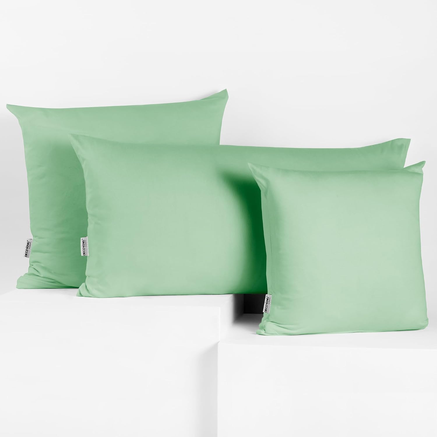 Thumbnail 5 de DecoKing Taies d'oreiller 80 x 80 cm Jersey 100% coton menthe