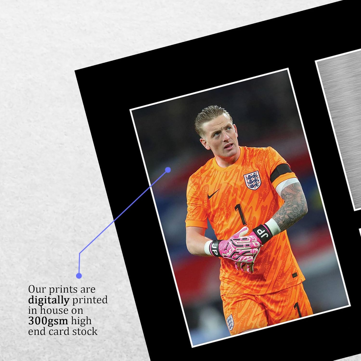 Thumbnail 3 de HWC Trading A4 Jordan Pickford England Signed Autograph Printed Picture (unframed)