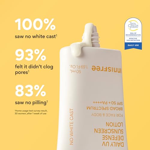 Detalle de innisfree Daily UV Defense Sunscreen SPF 50+ PA++++ – Invisible, Lightweight, Hydrating