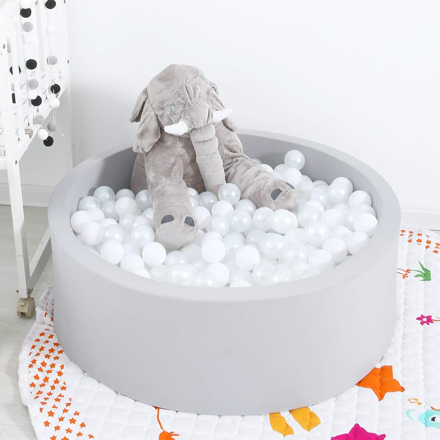 Detalle de GOGOSO Ball Pit Balls for Toddlers & Kids (BPA-Free, BPA-Free Soft Plastic) — 2.15-inch pastel play balls