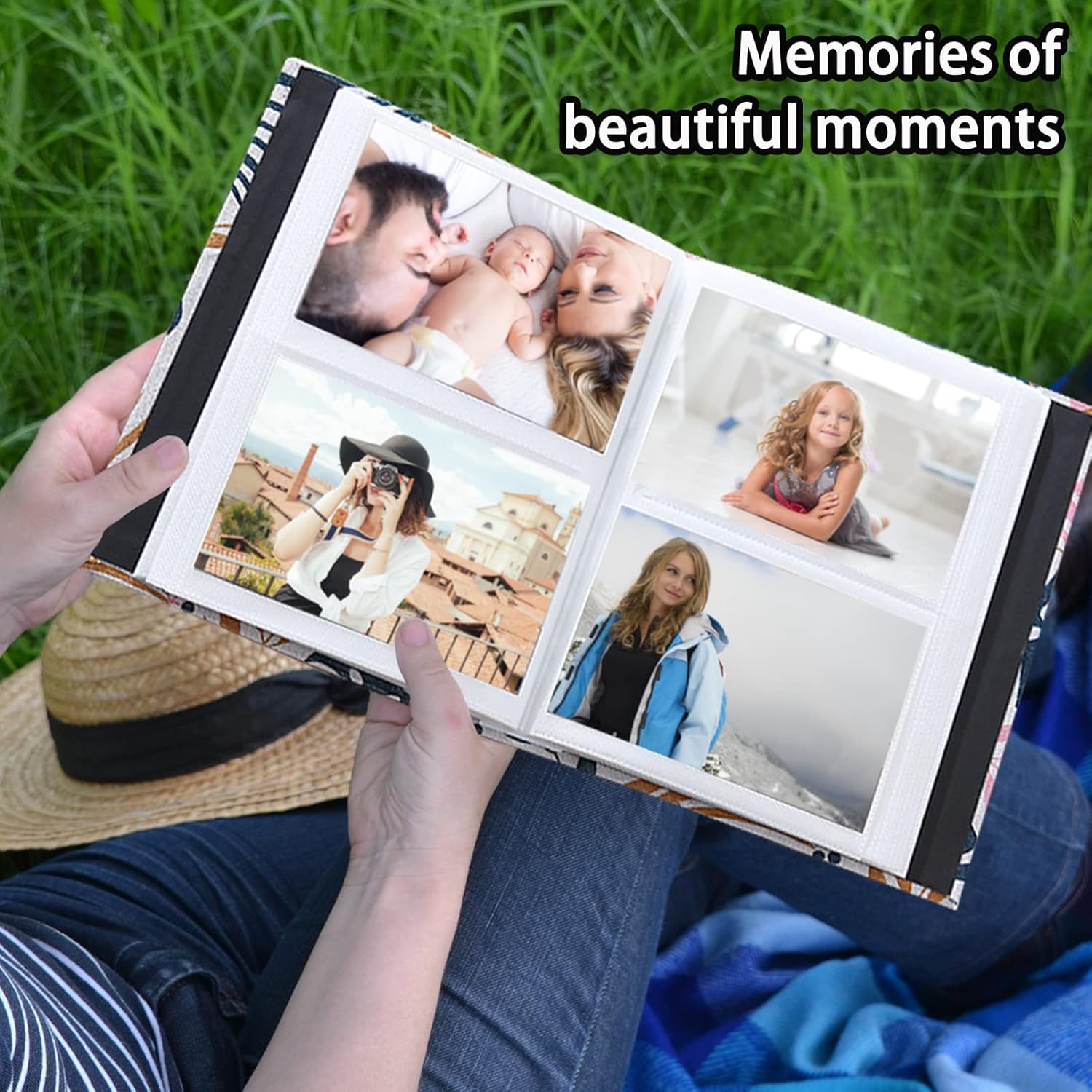 Thumbnail 4 de 4x6 linen photo album 200 photos