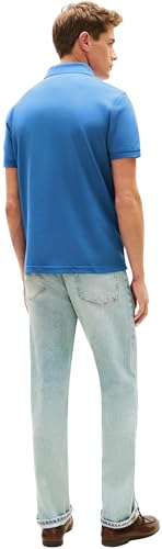 Detalle de Tommy Hilfiger Polo de Manga Corta Hombre 1985 Regular Fit - Azul Blue Orbit XL