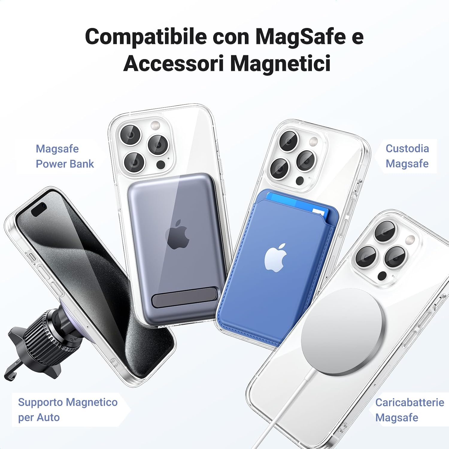 Detalle 2 de UGREEN Anello Universale Magnetico 2 pezzi 0,65 mm