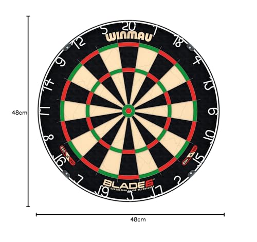 Thumbnail 8 de WINMAU Blade 6 Standard Dart Board | Official PDC Tournament Specs