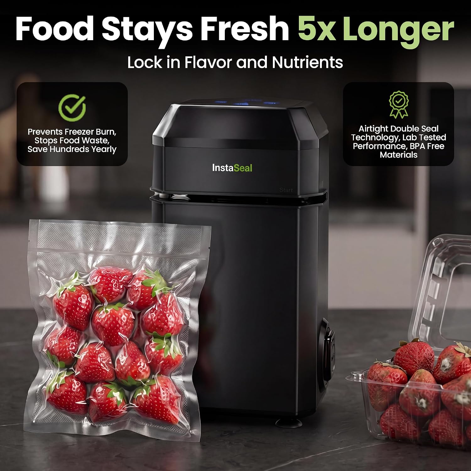 Thumbnail 5 de InstaSeal Vacuum Sealer 12 Bags