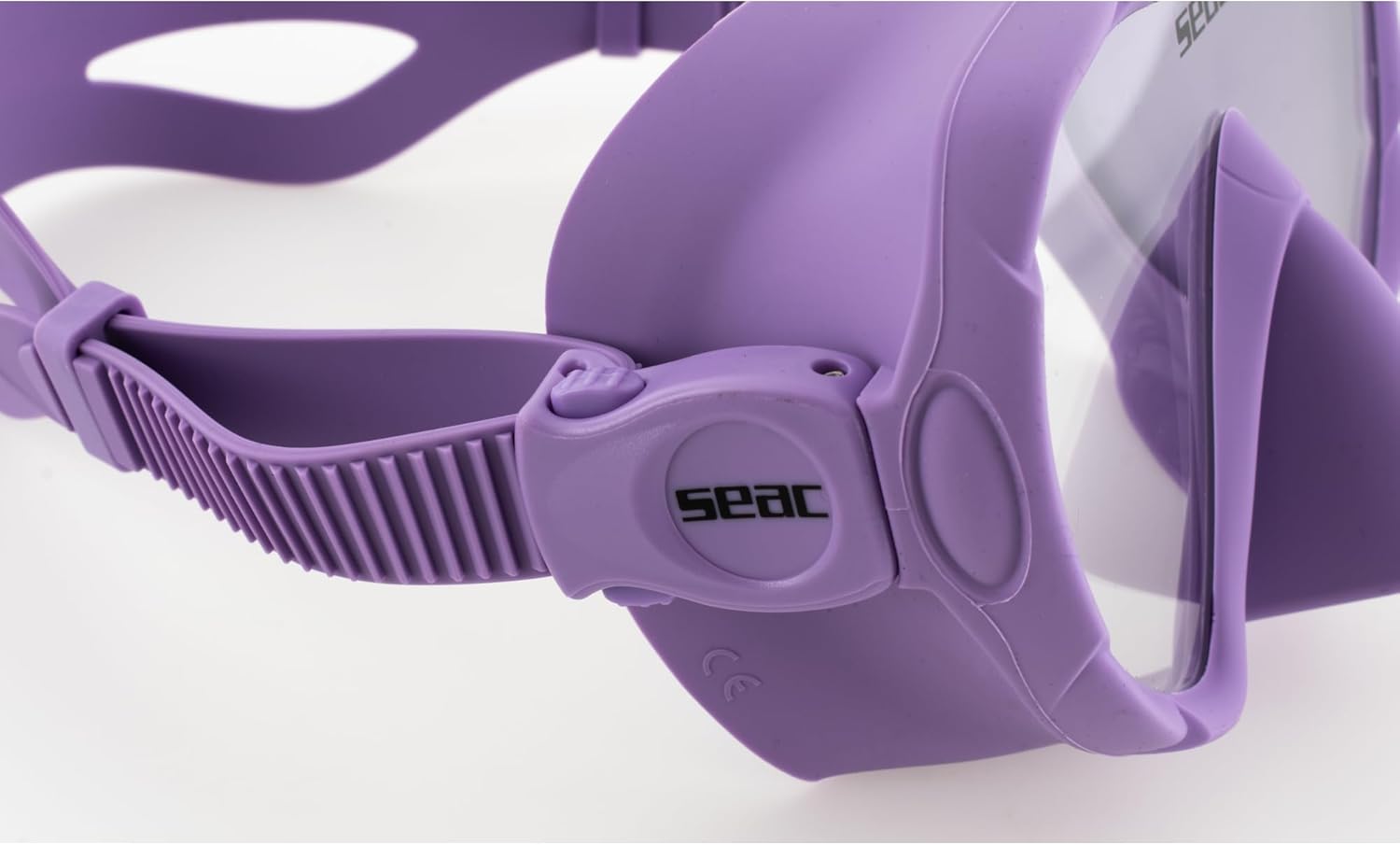 Thumbnail 3 de SEAC X-Frame masque de plongée sans cerclage en silicone, mono-hublot en verre trempé