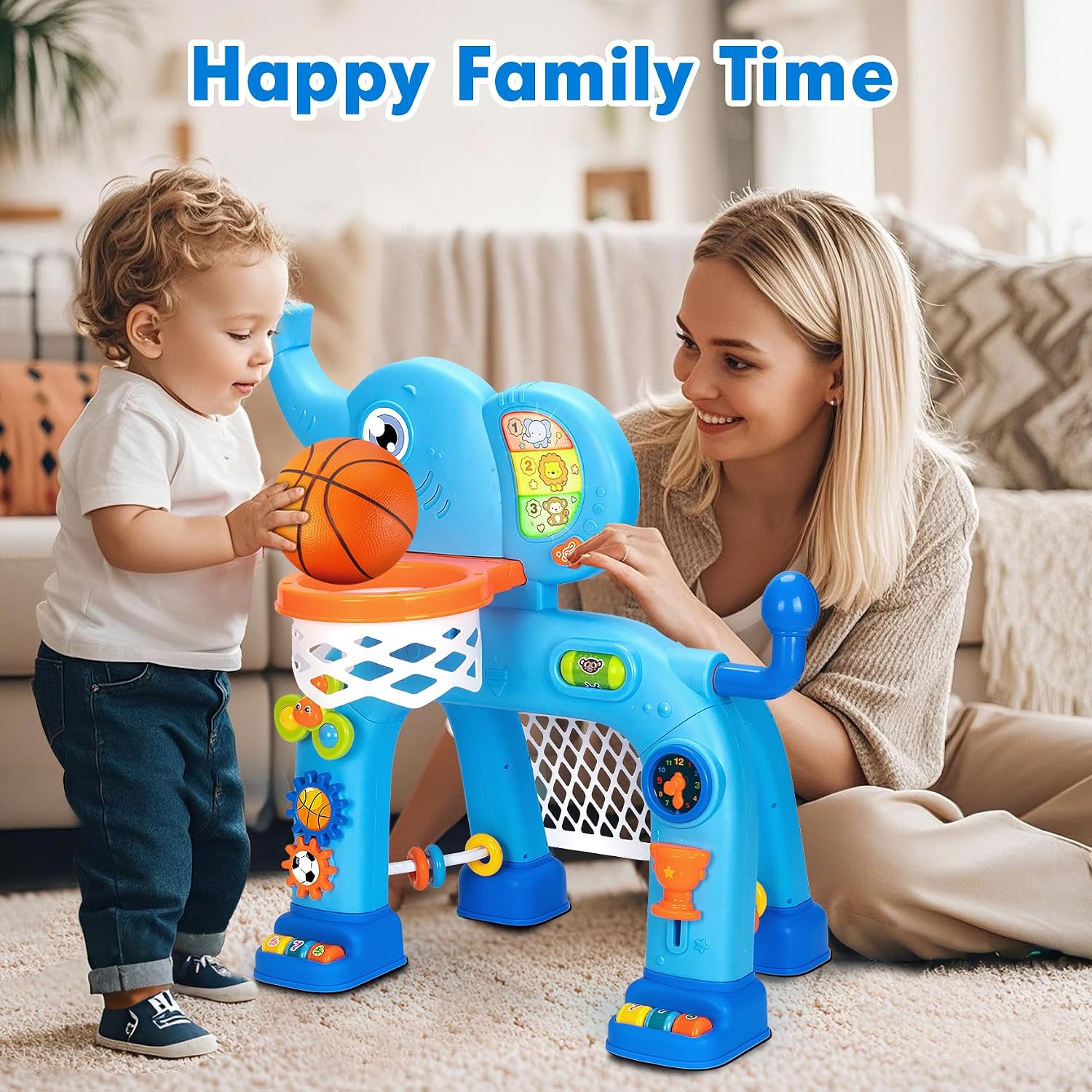Thumbnail 5 de Toddler Basketball Hoop & Soccer Goal 12-18M