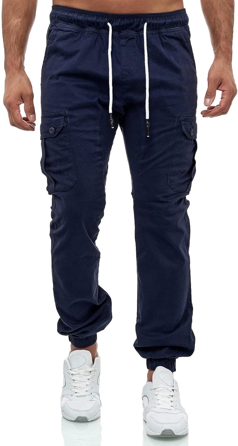 Detalle de Tazzio Cargohose Herren Cargo Hose Jogger Chino Regular Fit Jeans 16610