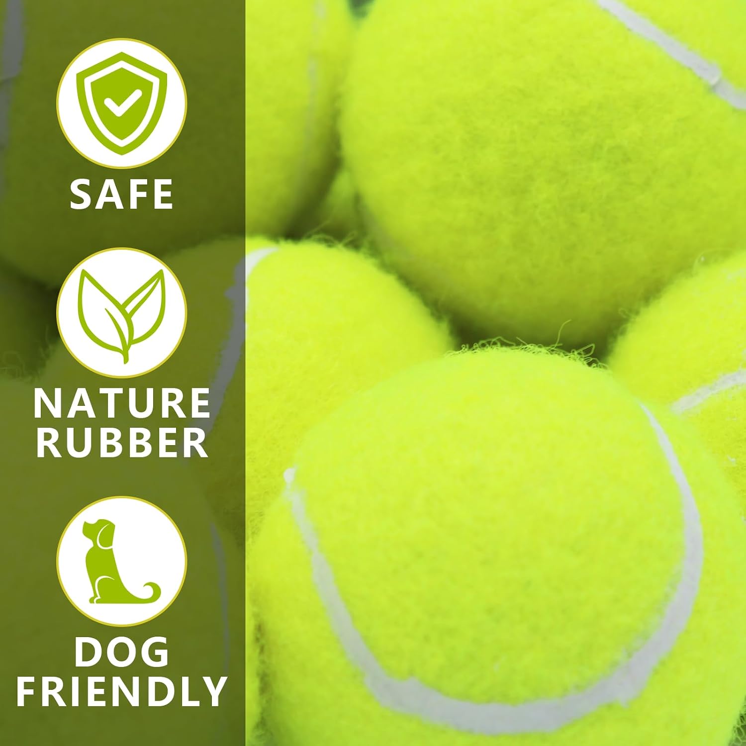 Detalle 2 de Magicorange Dog Tennis Balls, 2.5-Inch
