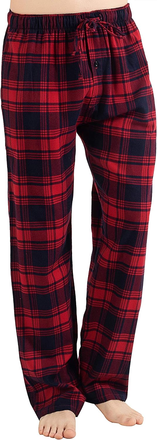 Thumbnail 3 de JTPW Herren-Pyjama-Loungehose aus Flanell (100 % Baumwolle) mit Taschen