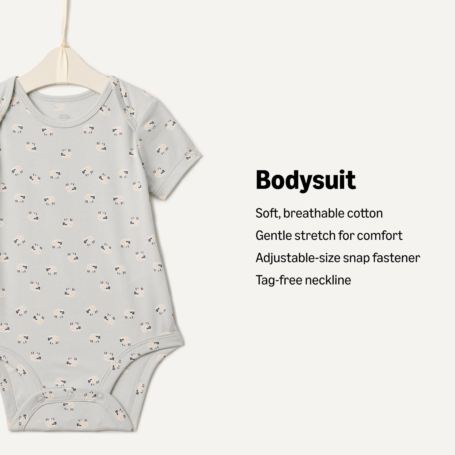 Thumbnail 1 de Amazon Essentials x Sofia Grainge Unisex Babies' Short-Sleeved Crewneck Bodysuit, Pack of 3