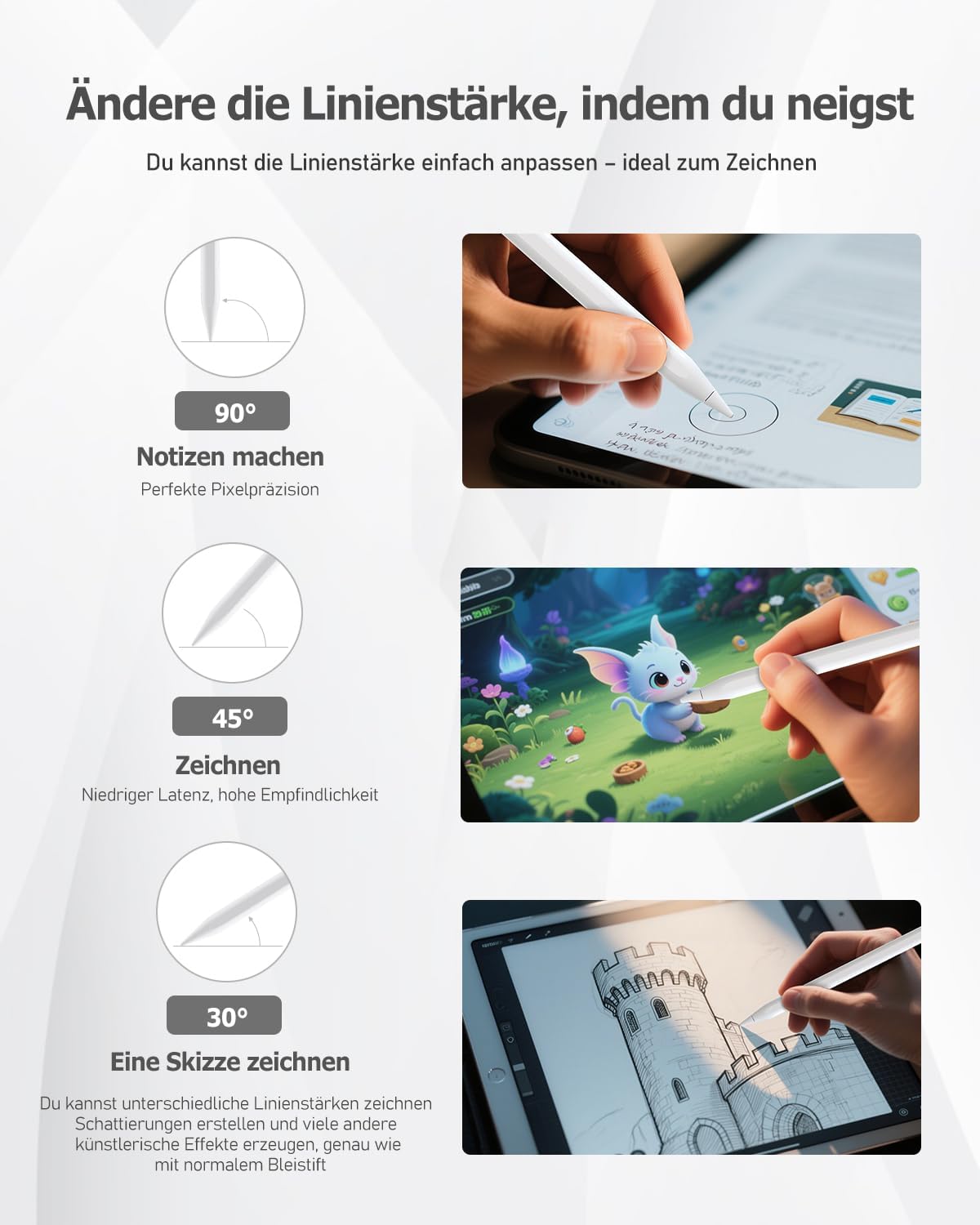 Detalle 1 de Stylus Pen für iPad Pro 12.9" 1,5 mm