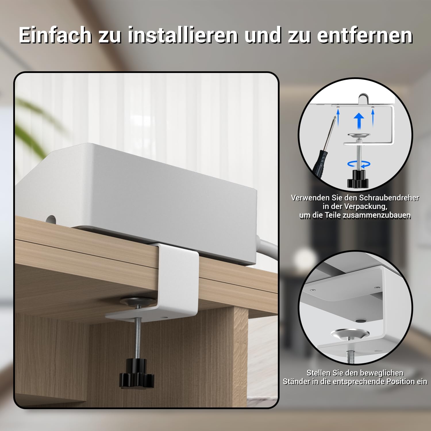 Thumbnail 4 de COLSTAR Steckdosenleiste am Schreibtisch