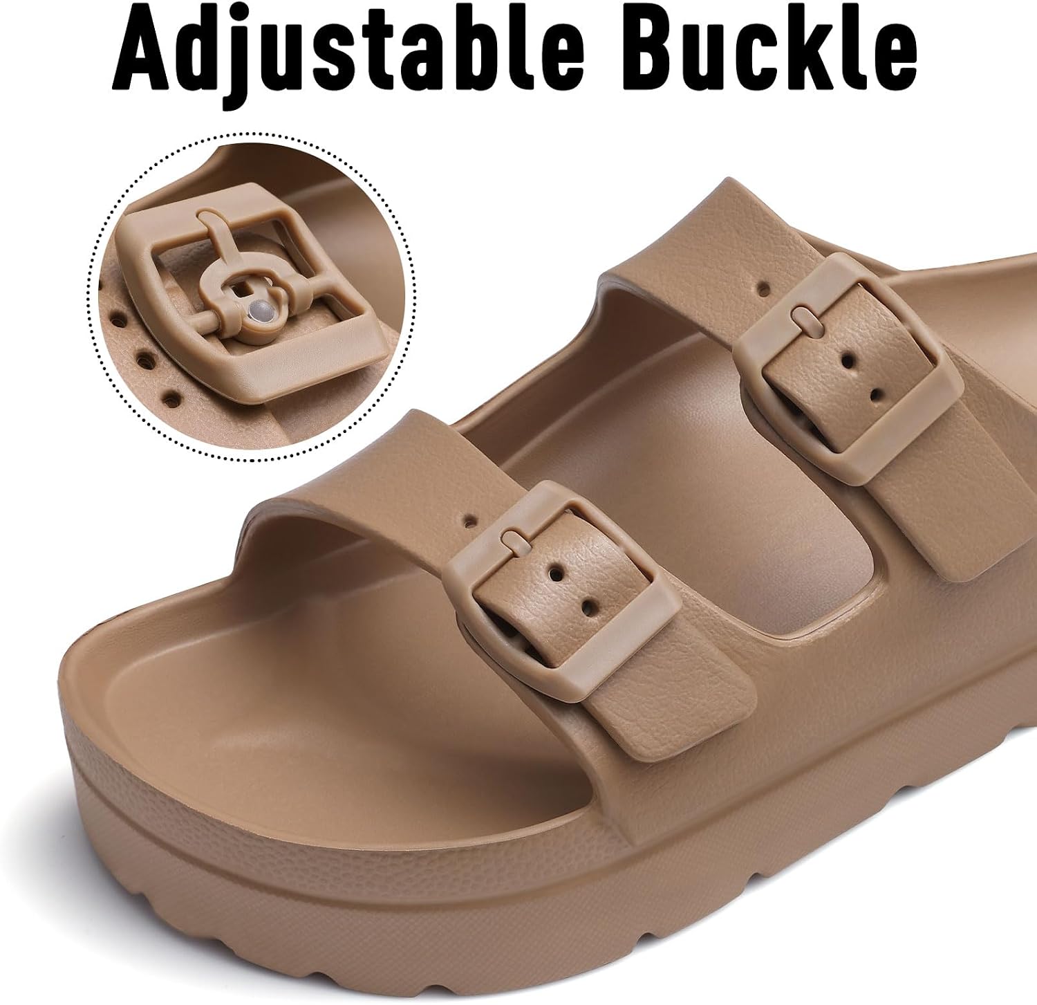Detalle de Goosecret Women's Platform Sandals with Arch Support