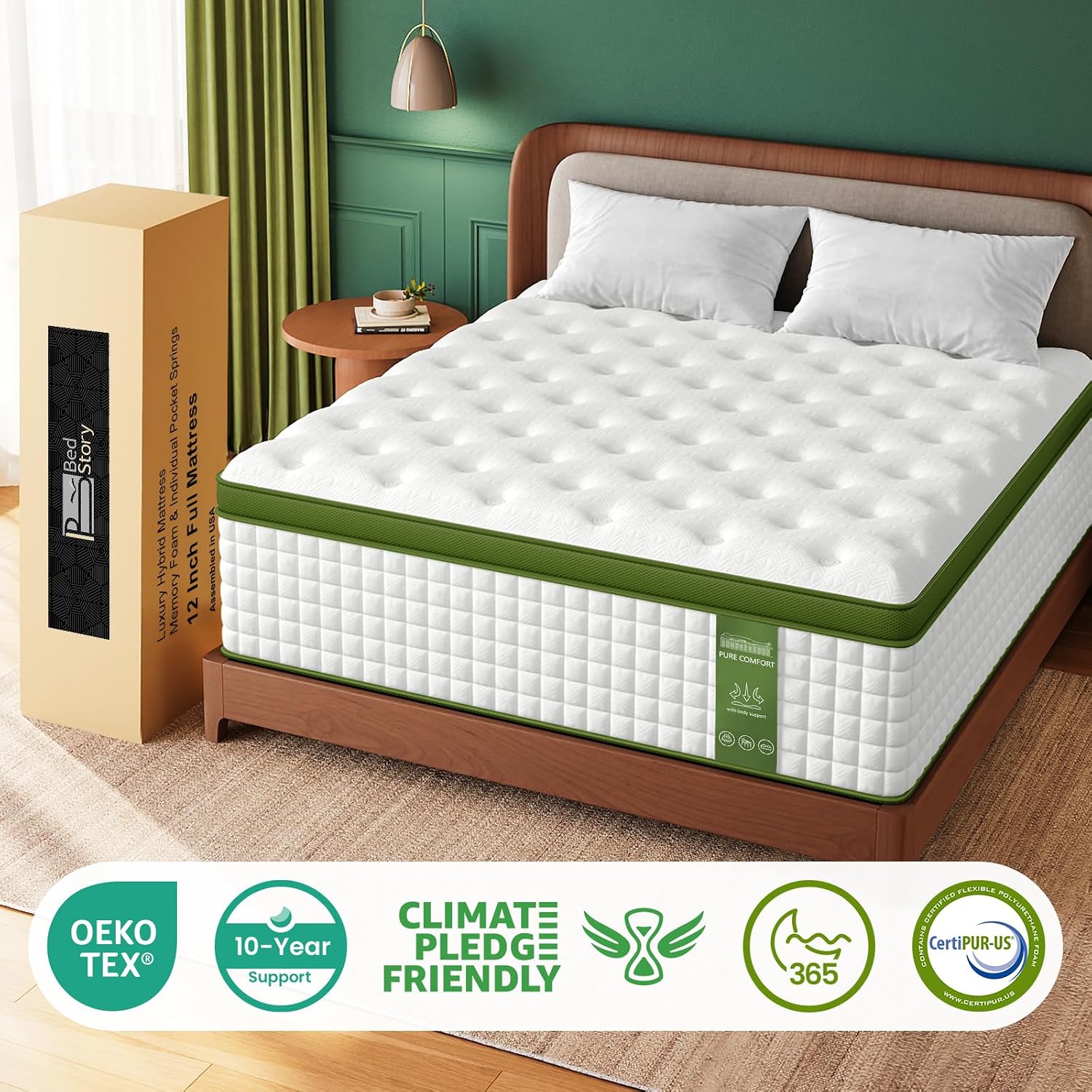 Thumbnail 6 de BedStory Hybrid Mattress 12-Inch