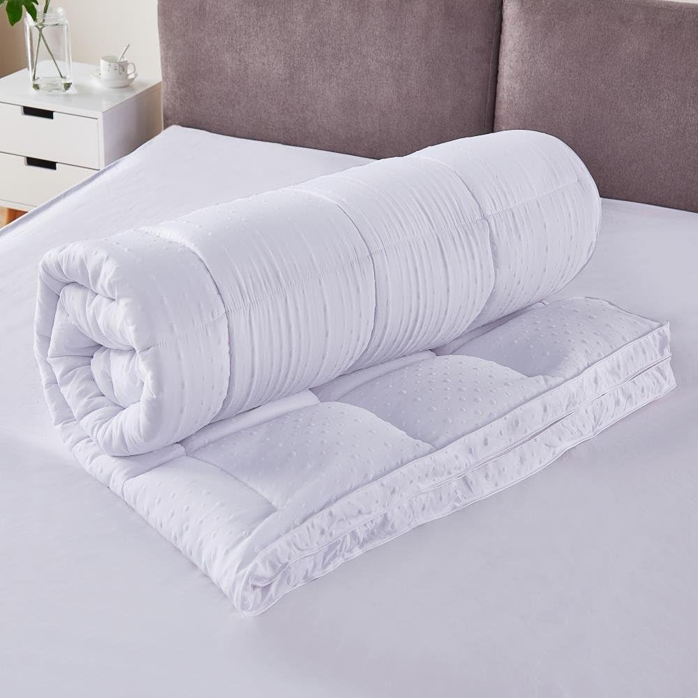 Detalle 1 de Bedecor Morza/va199 matrastopper van microvezel, 4 cm, antislip, 90 x 190/200 cm