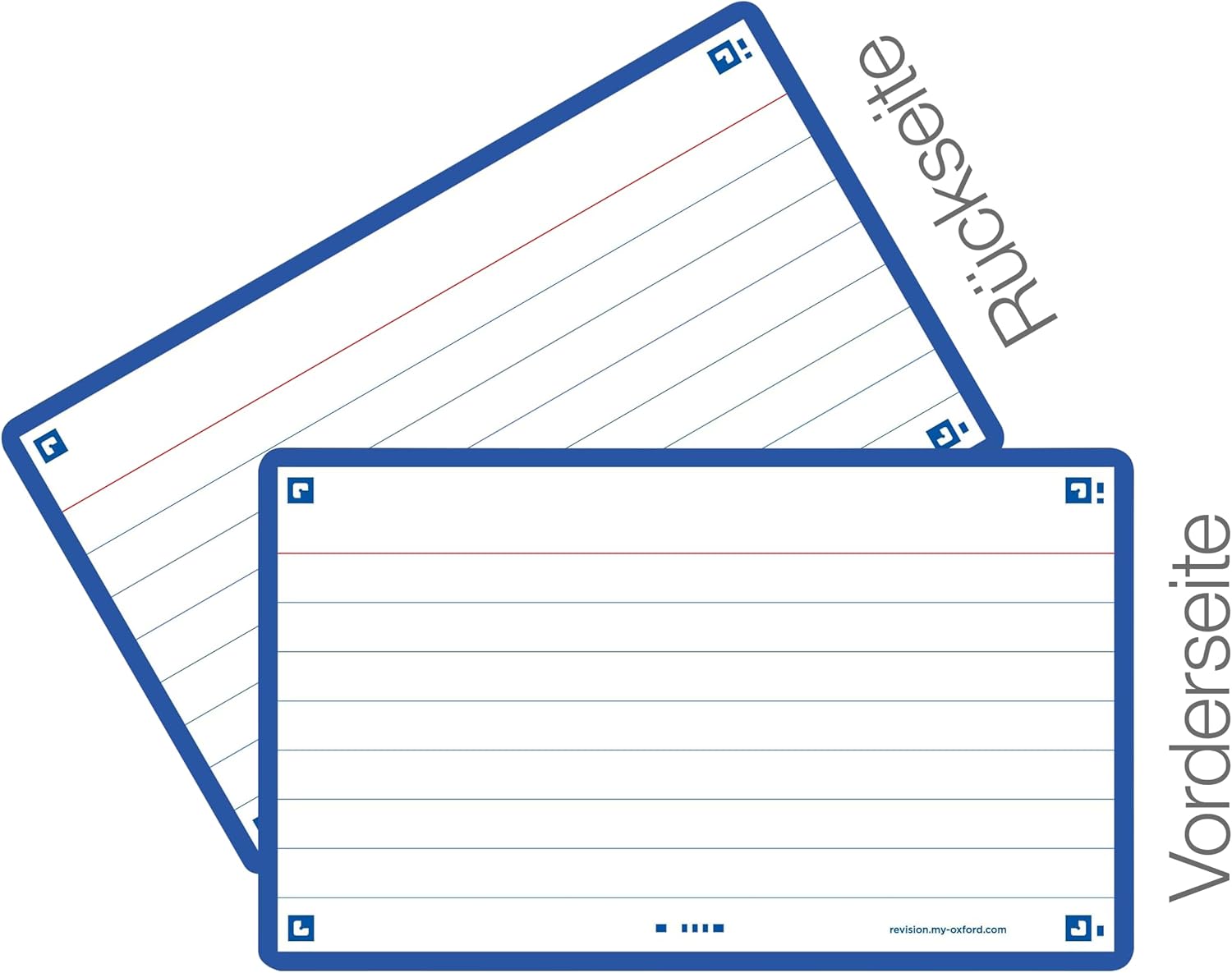 Detalle 1 de Oxford Flash 2.0 80 fiches Bristol Bleu