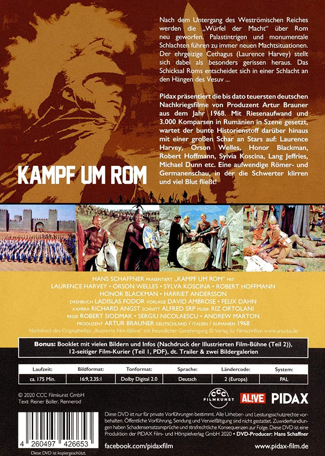 Thumbnail 1 de History-Movies Kampf um Rom Remastered Edition [2 DVDs]