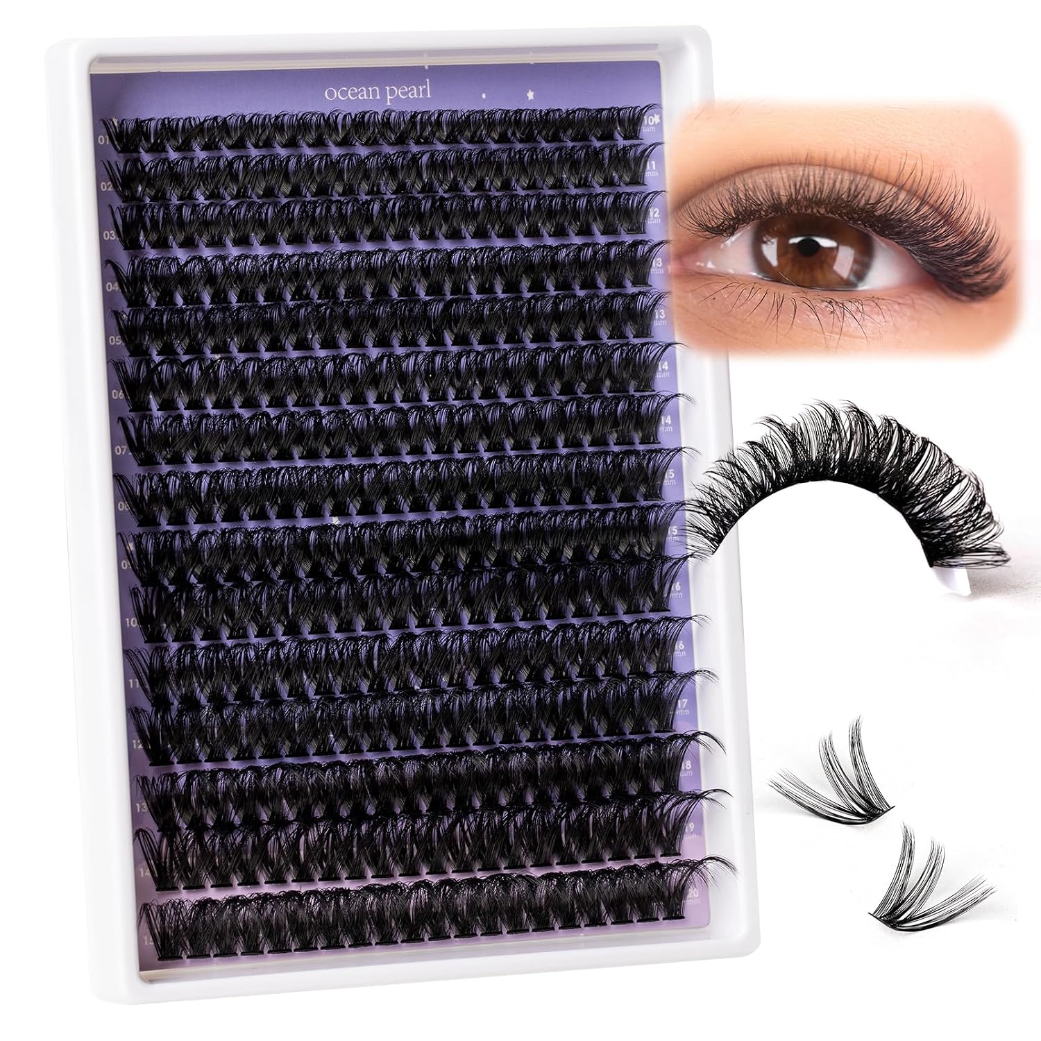 Thumbnail 5 de Ocean Pearl Lash Clusters 300pcs 💄