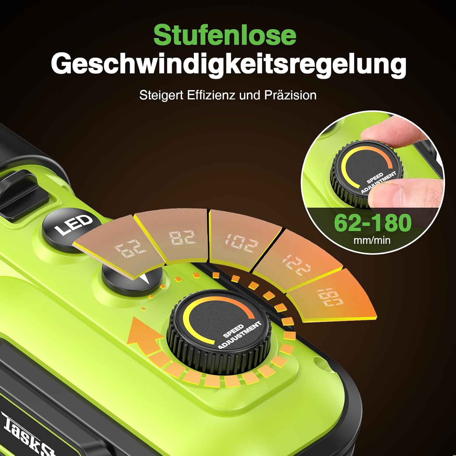 Thumbnail 4 de Taskstar Kartuschenpresse Akku 2 Akkus LED