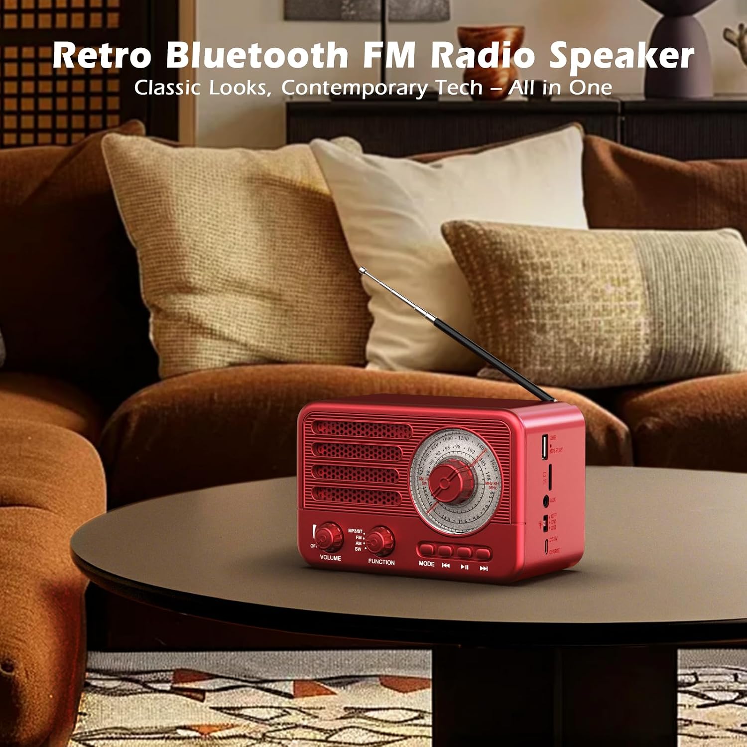 Detalle 2 de Radio a transistor retrò 1800 mAh