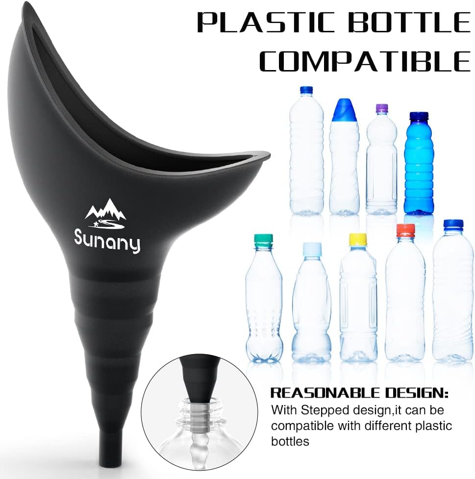 Thumbnail 5 de Female Urination Device Silicone Funnel Portable Urinal for Women (Reusable) – for Camping & Outdoor Days