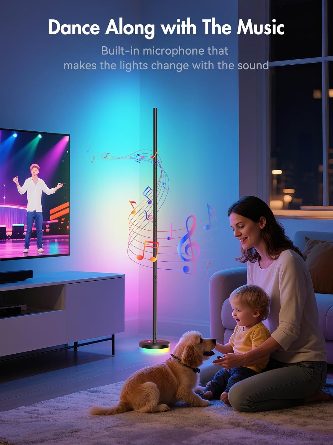 Detalle de OIYN Corner Floor Lamps, 2-Pack