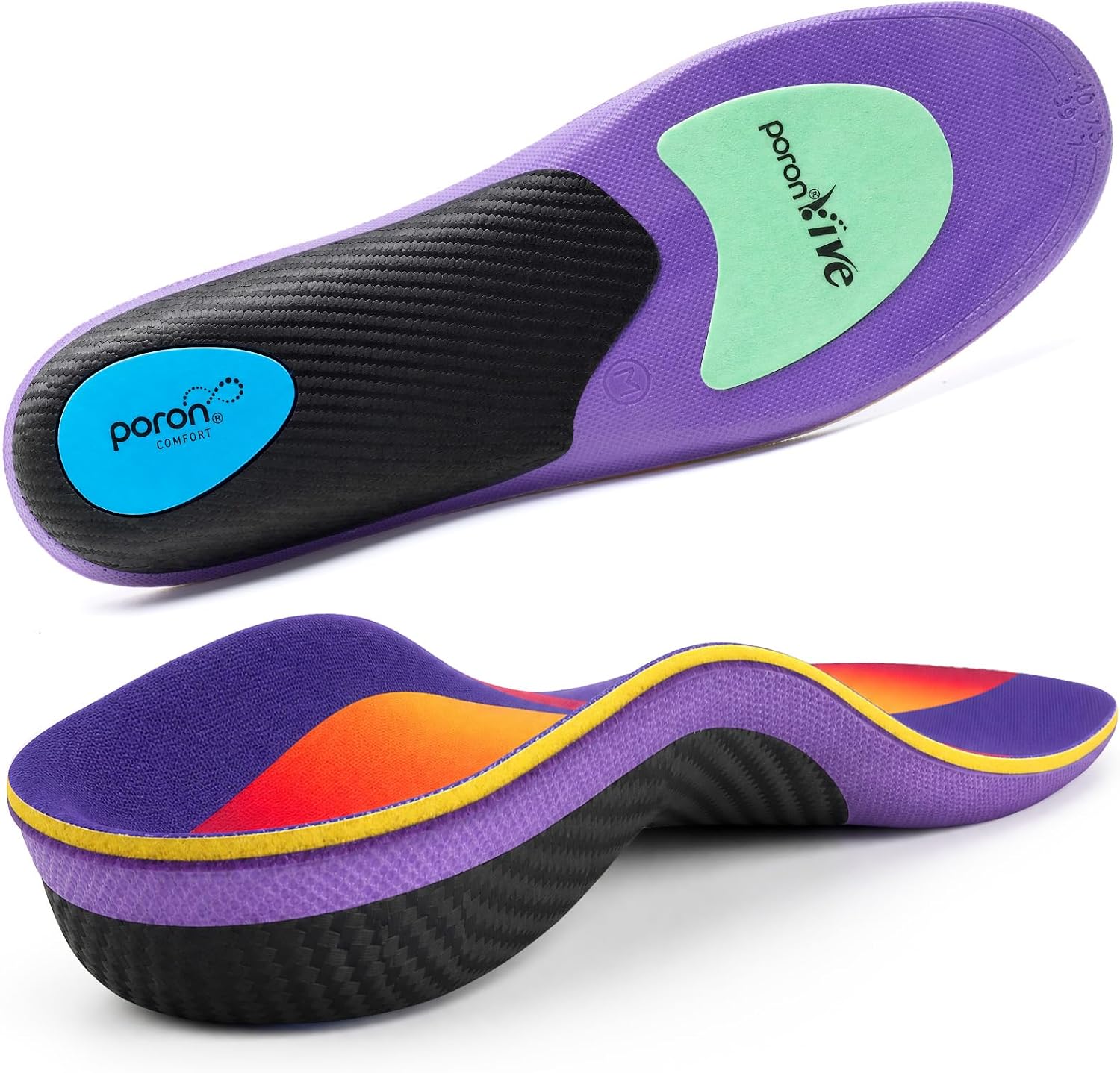 Imagen de Plantar Fasciitis Support Insoles for Men & Women – High Arch, Poron Pads & Heel Support en OfertitasTOP
