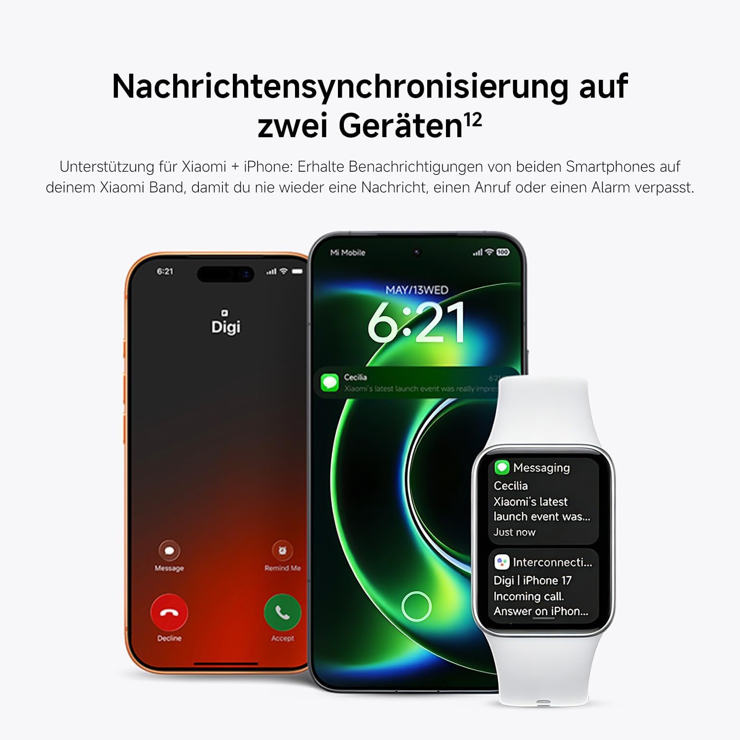 Detalle de XIAOMI Smart Band 10 Pro – Fitness-Armband in Schwarz