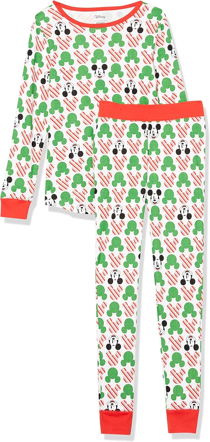 Thumbnail 4 de Amazon Essentials Damen Enganliegende Baumwoll-Schlafanzüge – SNUG-FIT-Set