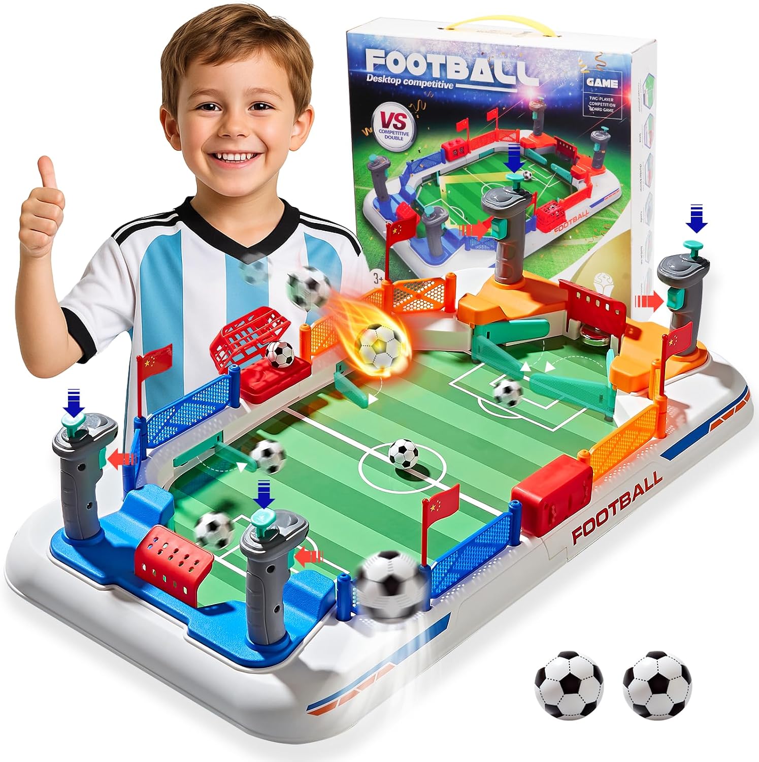 Detalle de TGHIJKK Mini Foosball Table 3-12