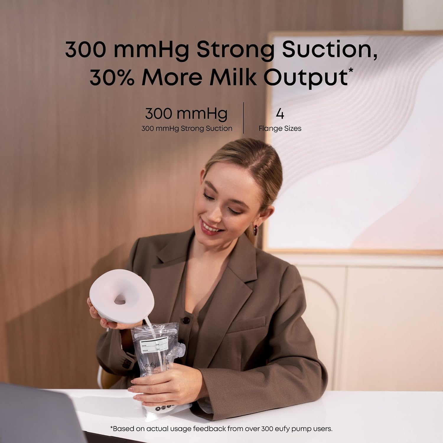Thumbnail 6 de eufy T8D04 Heated Wearable Breast Pump with HeatFlow and Charging Case