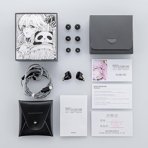 Detalle de Moondrop CHU II DSP: Auriculares con micrófono tipo C, rendimiento y precisión a prueba de detalle
