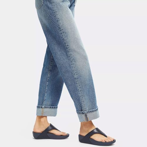 Detalle 2 de Fitflop Women's Lulu Leather Flip Flops, Deepest Blue (7 UK)