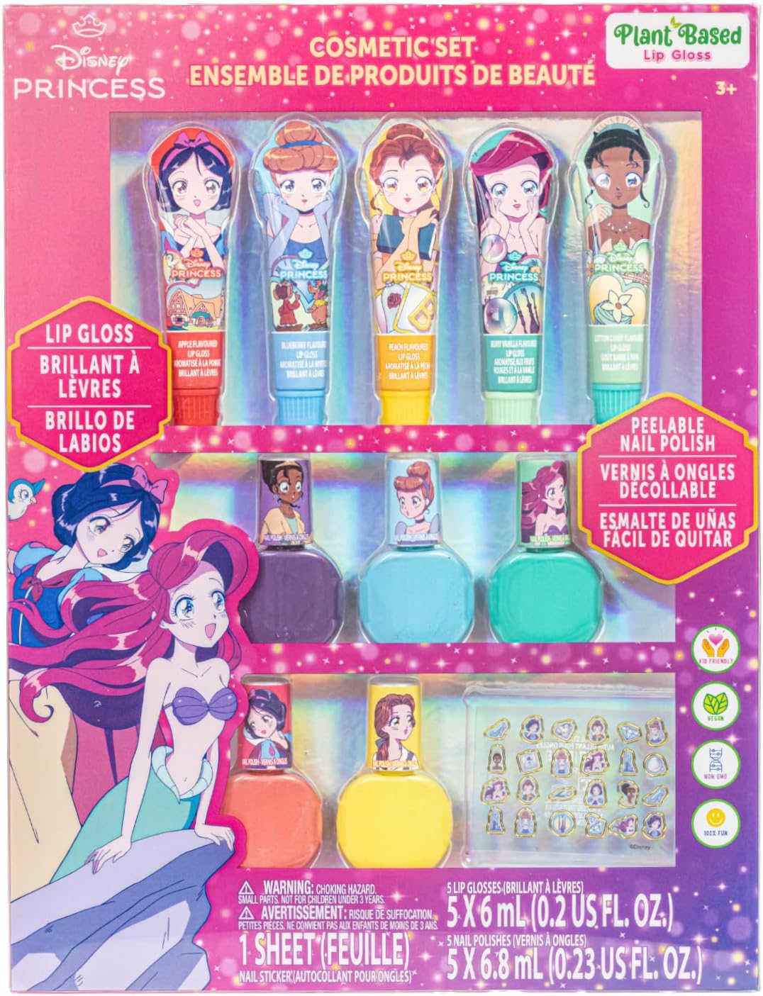 Disney Princess Set de Maquillaje para niños 3+