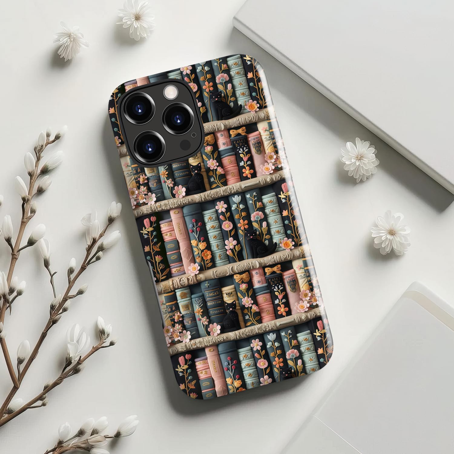 Thumbnail 6 de Goodon iPhone 16 Pro Max slim floral MagSafe case