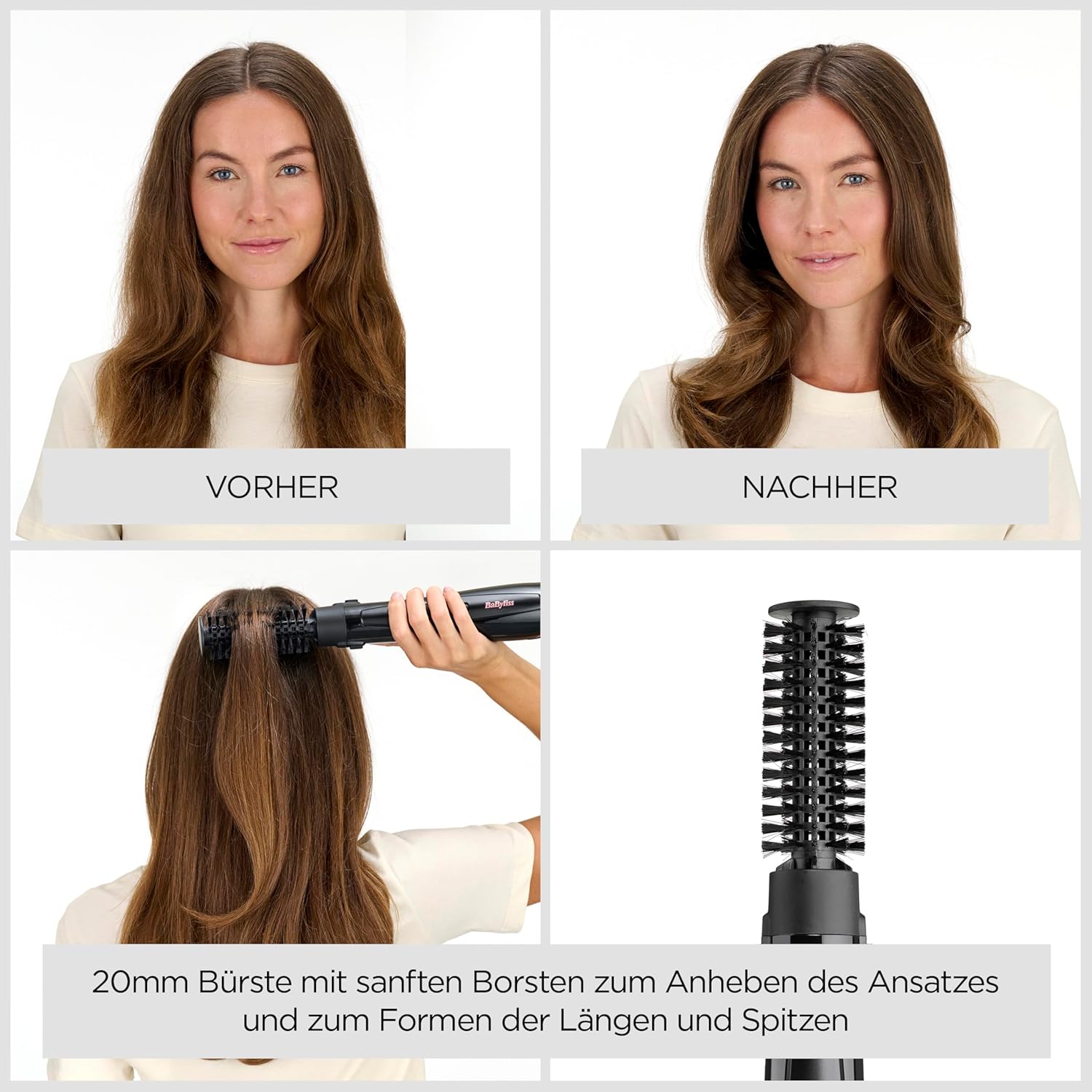 Thumbnail 4 de BaByliss Perfect Finish 1000W WarmluftbĂŒrste đâ