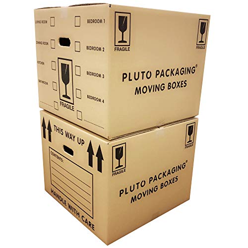 Detalle 2 de 5 Strong Extra Large Cardboard Storage Packing Moving Boxes by Pluto Packaging
