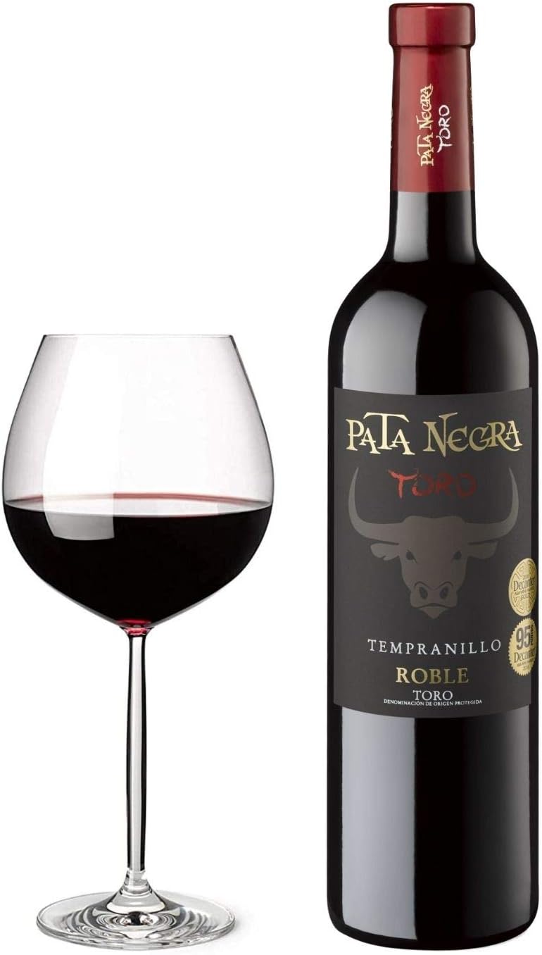 Detalle de Pata Negra Roble Vino Tinto D.O. Toro 6 botellas 🍷