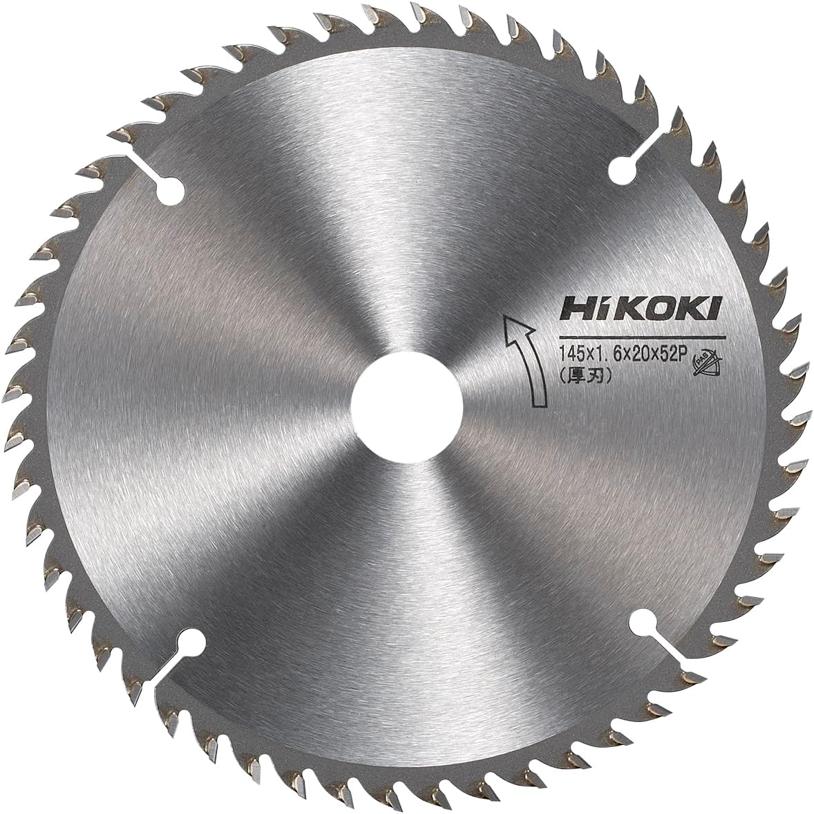 Detalle de HiKOKI 0040-2525 木材用チップソー 125mm・40枚刃・集じん丸のこ用