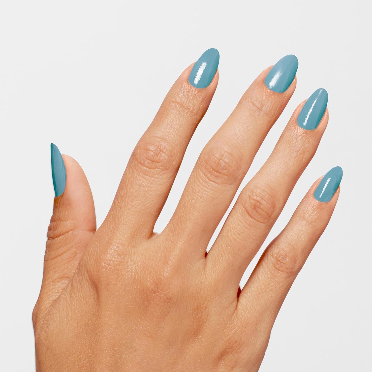 Thumbnail 3 de OPI Infinite Shine Nail Polish (Last from the Past) – Gel-like long-lasting blue crème with pre-cured gel technology, Pro-Wide brush (15ml)
