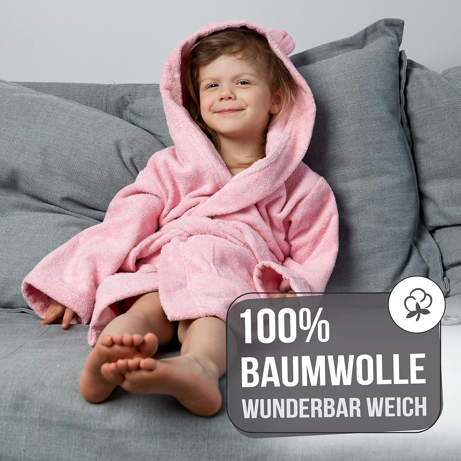 Thumbnail 3 de Twinzen Kinderbademantel 100 Baumwolle OEKO-TEX