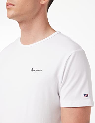 Detalle de Pepe Jeans Original Basic 3 N Camisetas de Manga Larga en Blanco (XL) para Hombre