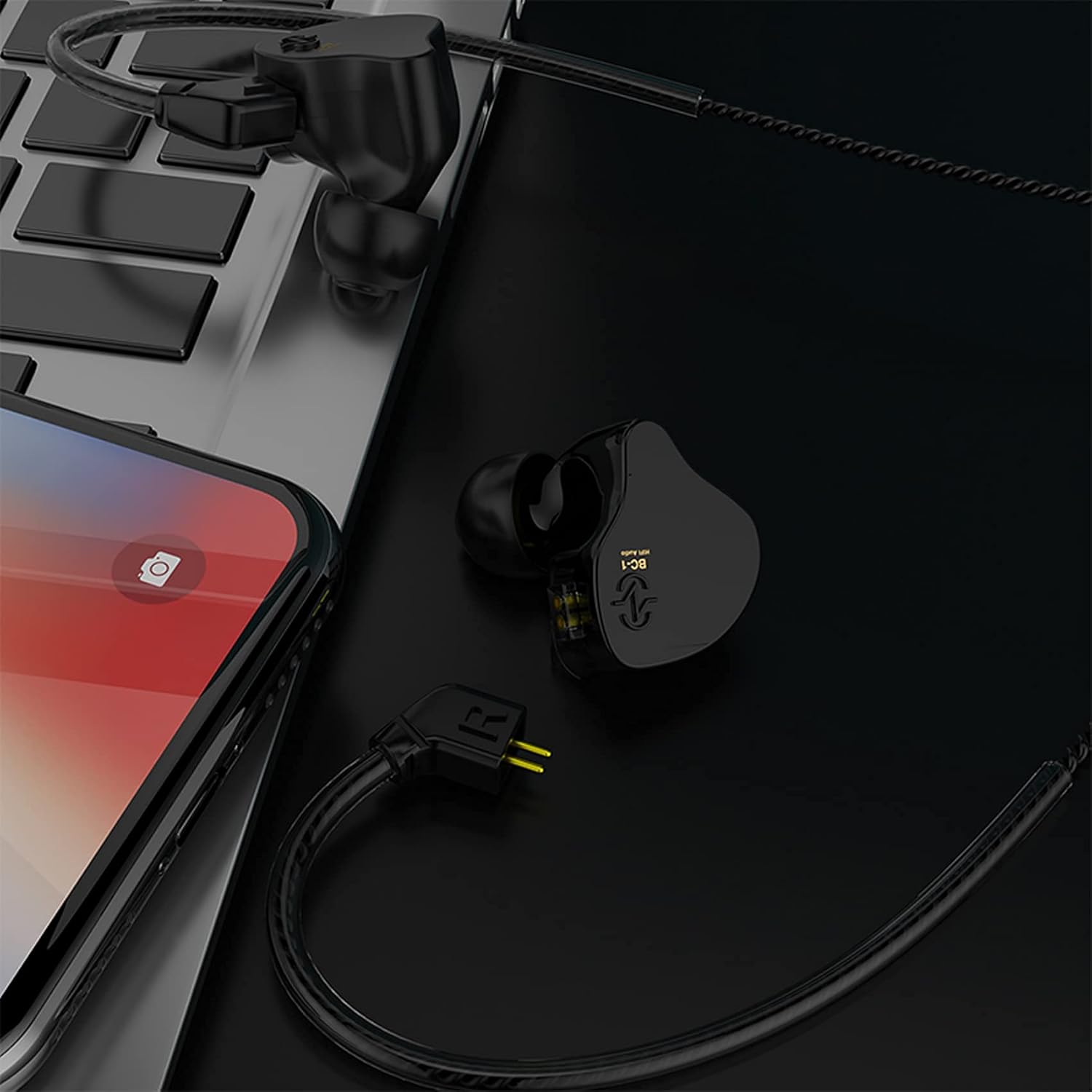 Thumbnail 6 de Yinyoo CCZ Melody In-Ear-Kopfhörer mit 1DD+1BA Hybrid & abnehmbarem 3,5-mm-Kabel (mit Mikrofon)