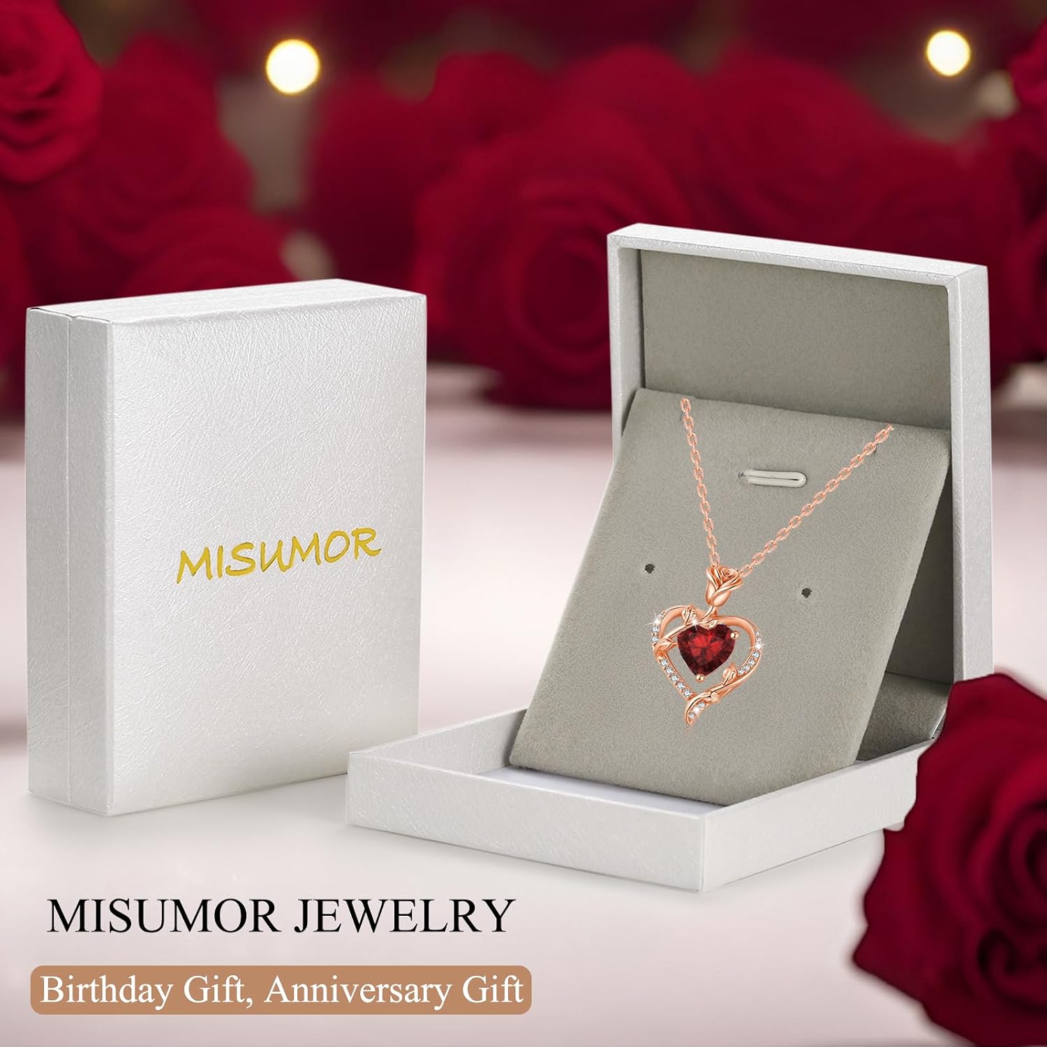 Thumbnail 5 de MISUMOR Collier Cœur Argent 925 45 cm