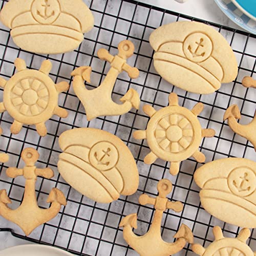 Thumbnail 6 de Bakerlogy lot de 3 emporte-pièces nautiques pour biscuits et pâte à sucre